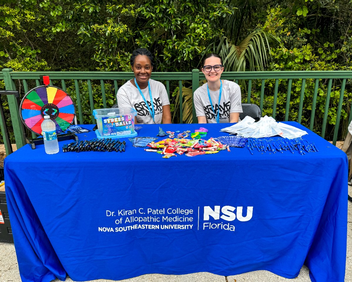 The NSU MD’s Youth Opioid Initiative was present at this year's BRAVE Summit, an event aimed at addressing the stigma surrounding mental health among youth! Learn more here: md.nova.edu/community-heal… #NSUSharks #FLBlue