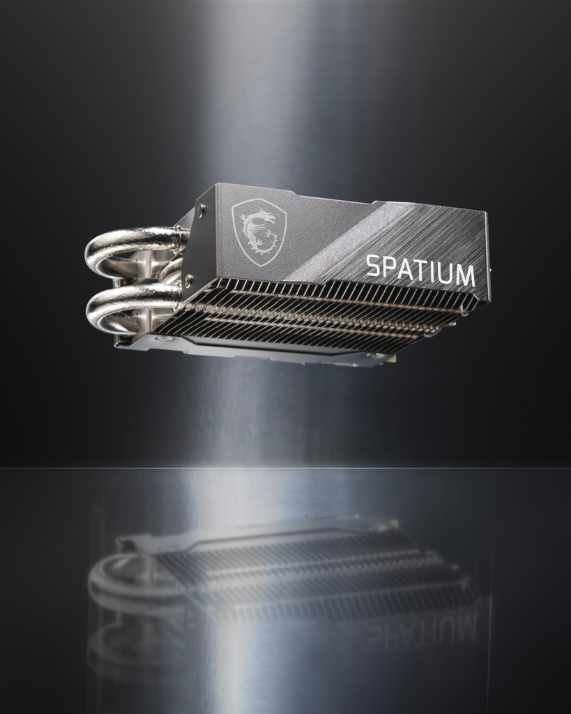 Defy the gravity! Experience the read/write speeds that shoot straight to the sky🚀 #MSIssd #SPATIUM #SSD #M580Frozr