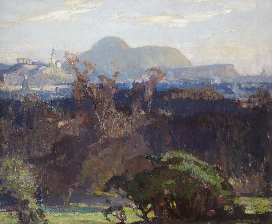 Mesmerised by the beauty of Edinburgh captured in Robert Hope's stunning painting! Don't miss the chance to see it in person at the City Art Centre. 🎨 📍@EdinCulture #EdinPhoto #ForeverEdinburgh