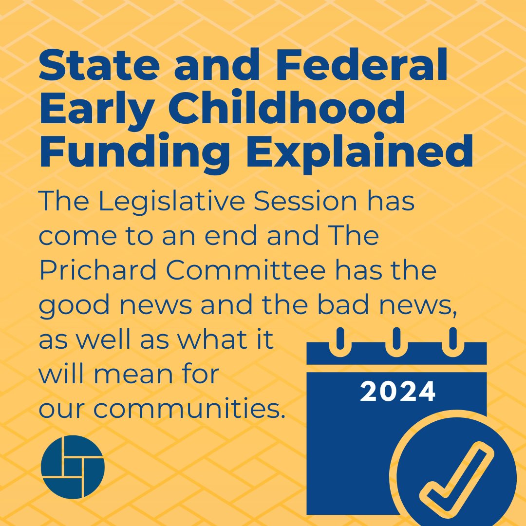 Visit our blog for the latest breakdown on state and federal funding for early childhood education and what it means for the future of Kentucky: bit.ly/3UoRzk5

#KentuckyEducation #KYGA24 #EarlyChildhoodEducation