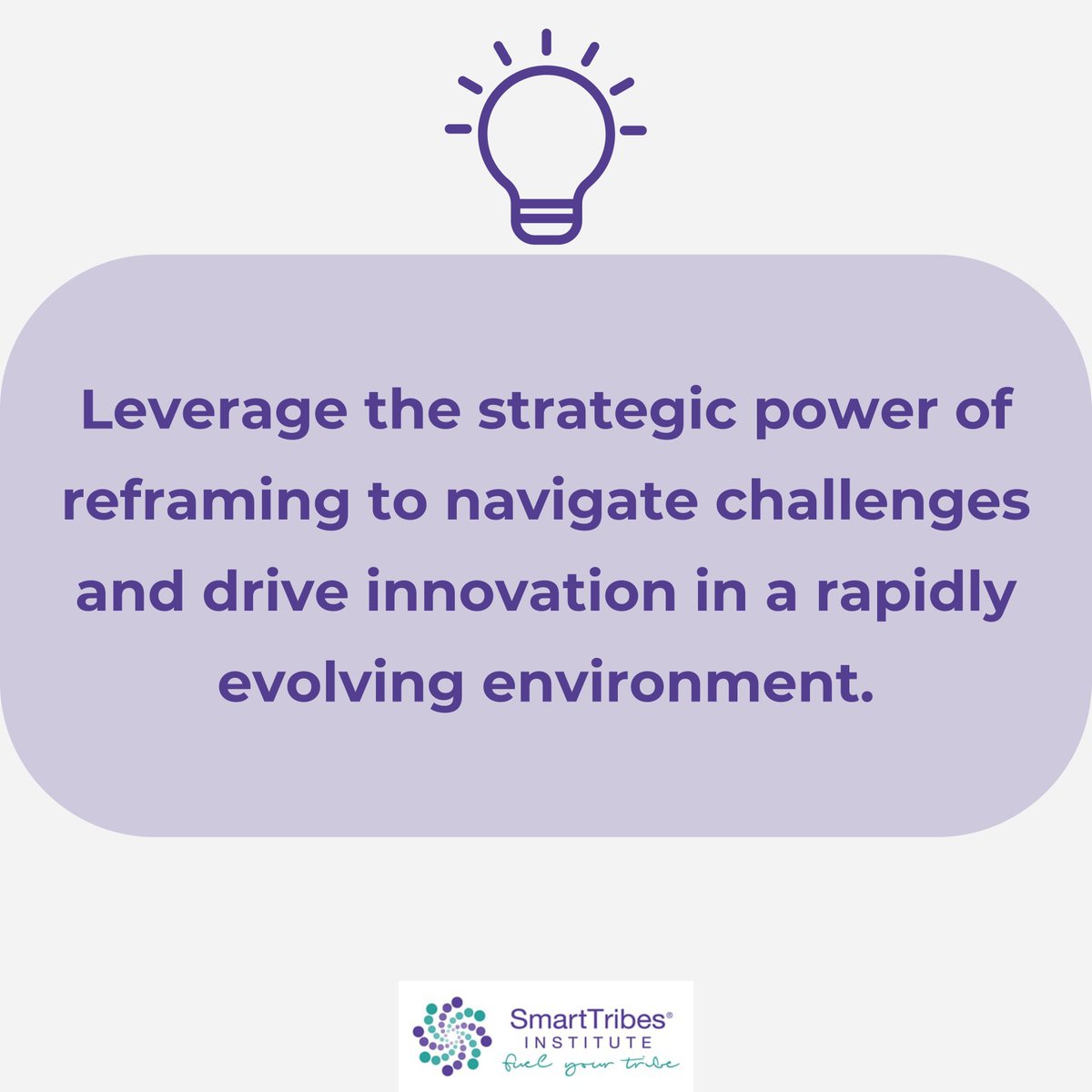 Explore the strategic approach of reframing to effectively navigate challenges, foster innovation, and excel in an ever-changing landscape. Dive into insightful discussions on our blog: buff.ly/3JcKixC Join the conversation! 🌟 #ReframeStrategy #ChooseYourself #STI