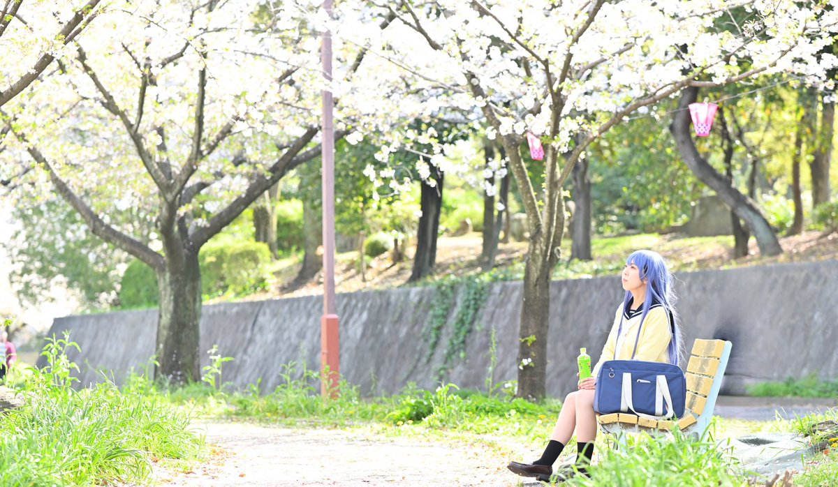 cos/ゆるキャン△ ハイソックス×しまりん🌸 📷@minami4759tomo さん #ゆるキャンコスプレ