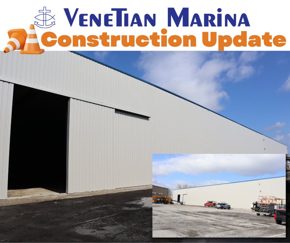 HotyMarine's tweet photo. Our brand-new rack building is in the final stages of preparation, and we can’t wait to unveil it all to you soon! Need a rack? Give us a call at (419) 625-2515 for more information about our summer rack service and winter heated rack storage. Stay tuned for updates! https://t.co/wkFG6biP9n