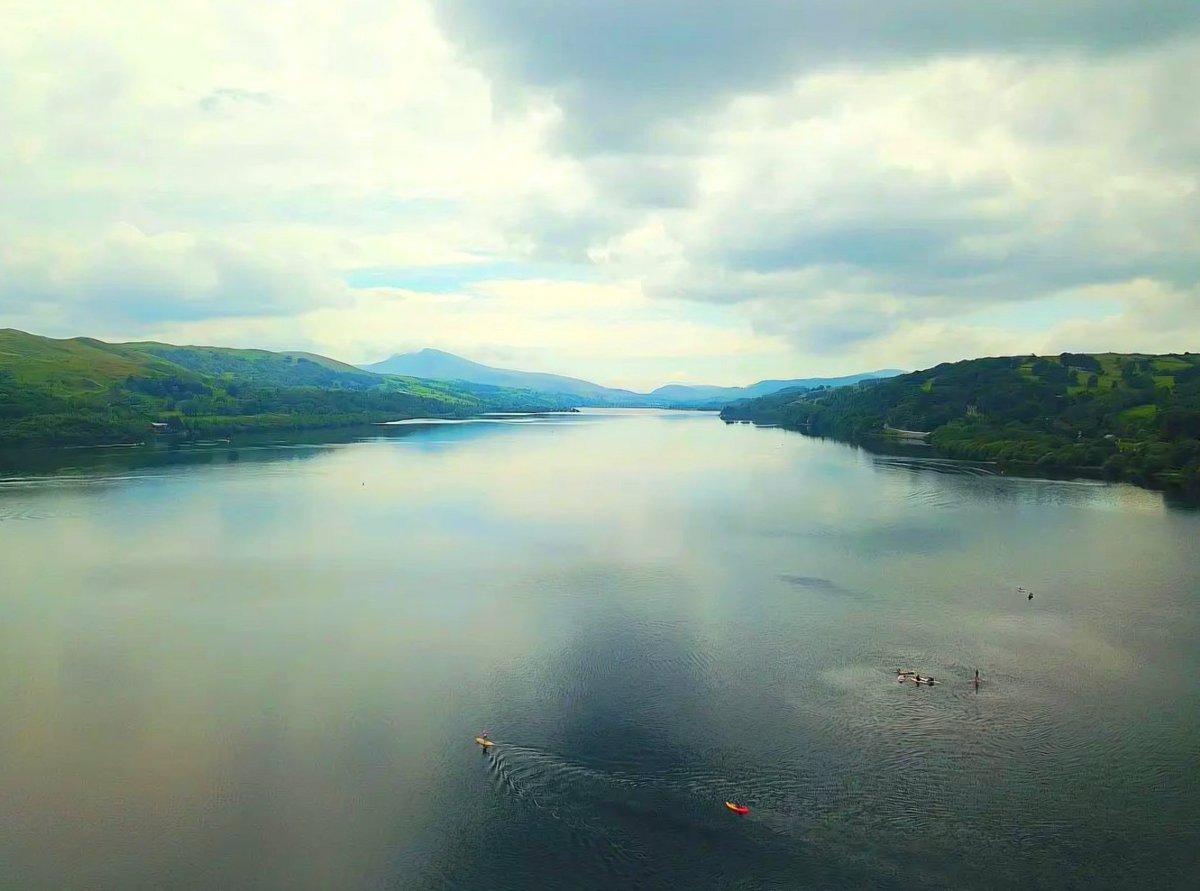 Sharing photos from my visit in Wales, first stop stunning Bala Lake #Wales #BalaLake #Gwynedd #dji #drone #photography