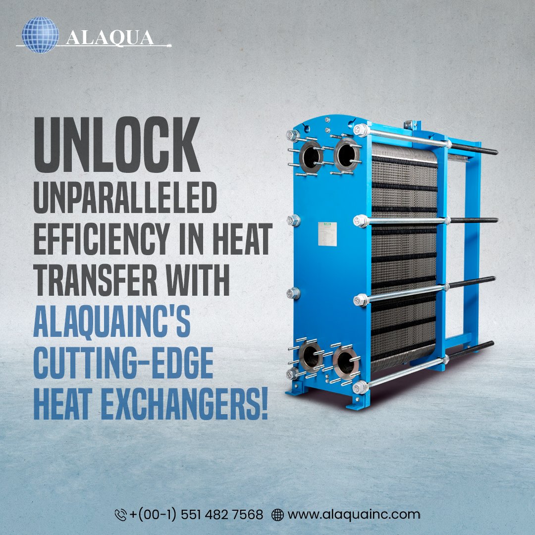 Experience unmatched heat transfer efficiency with Alaqua Inc.'s state-of-the-art heat exchangers. Upgrade your system now for peak performance!
--
Follow: Alaqua, Inc. and Contact Us: 📞 +1 551 482 7568 and Email: 📧mailto:info@alaquainc.com.
.
.
#alaqua #HeatExchangers