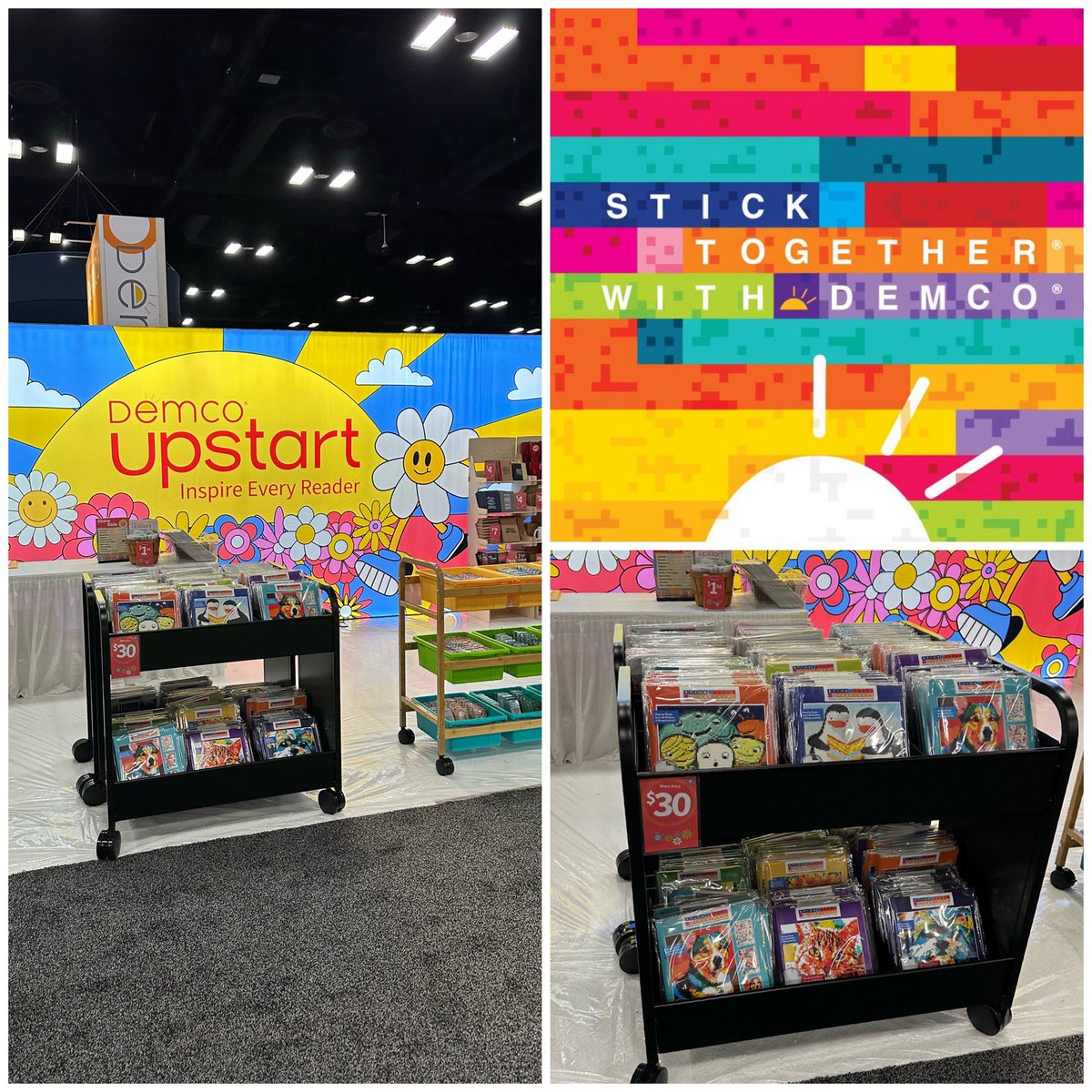 It was so exciting to celebrate the amazing news of @byStickTogether joining the @demco family this week. 

And I loved finding lots of special StickTogether sticker posters in the Demco booth at #TXLA24 ❤️

#letsticktogether #futurereadylibs #tlchat #stem #steam #istelib