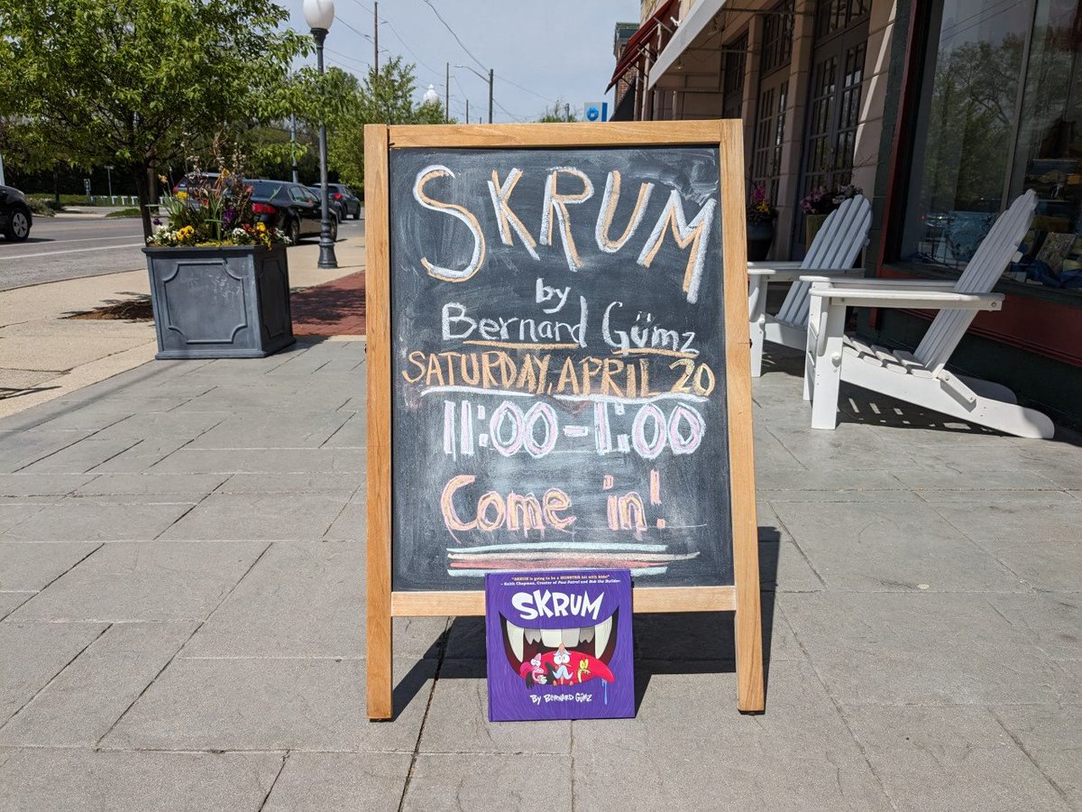 I'll be at @KidsInk bookstore in Indianapolis today from 11am to 1pm signing copies of my new children's book SKRUM. I'll have free coloring pages and bookmarks for the kiddos. Stop by and say hi 😁 #indianapolis #indiana #kidsactivities #kids #kidlit #Moms #momlife #book #books