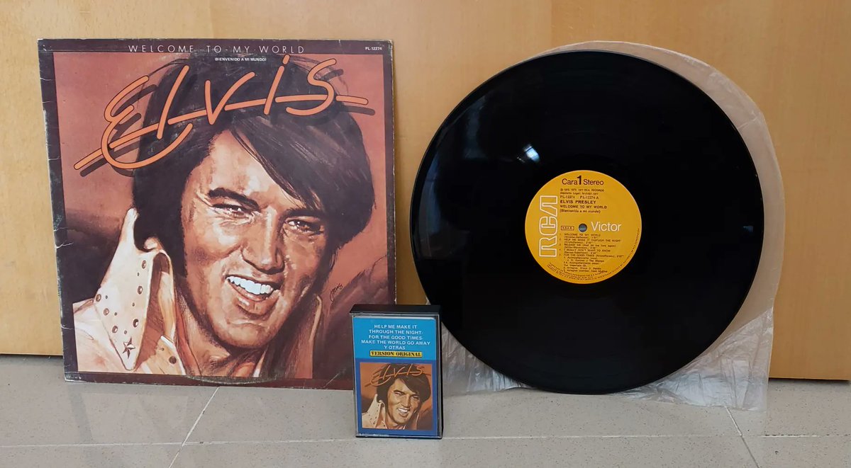 ONE ALBUM EVERY WEEK. This week... N°64 WELCOME TO MY WORLD. #ElvisHistory Is a compilation album by #Elvis, released by RCA on March 17, 1977, five months before his death. Was certified gold on Sept 30, 1977, and platinum on January 14, 1983, by the RIAA.#Elvis1977 #Elvis2024