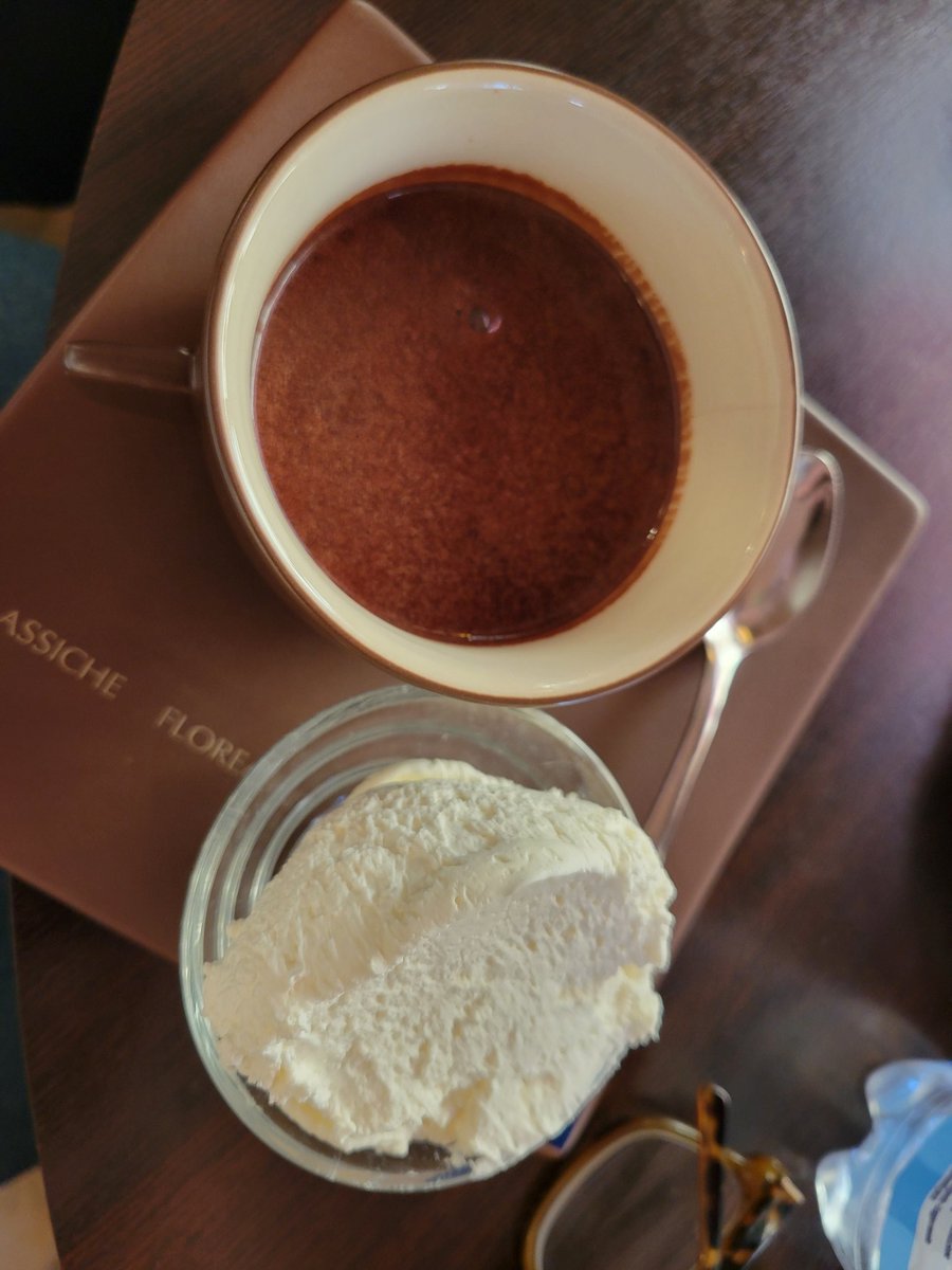 The best hot chocolate I have ever had. Torino, Italy.