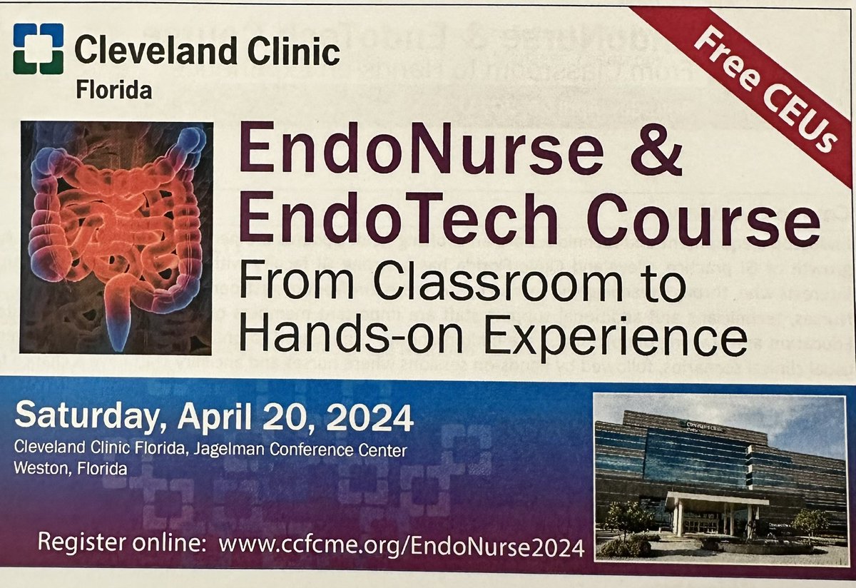 Tilak Shah, MD @tilakshahmd lecturing on “EUS in 2024: State of the Art” at the 7th CCF Weston EndoNurse and EndoTech Course. @SGNAOnline @AmCollegeGastro @CleveClinicFL @SWexner
