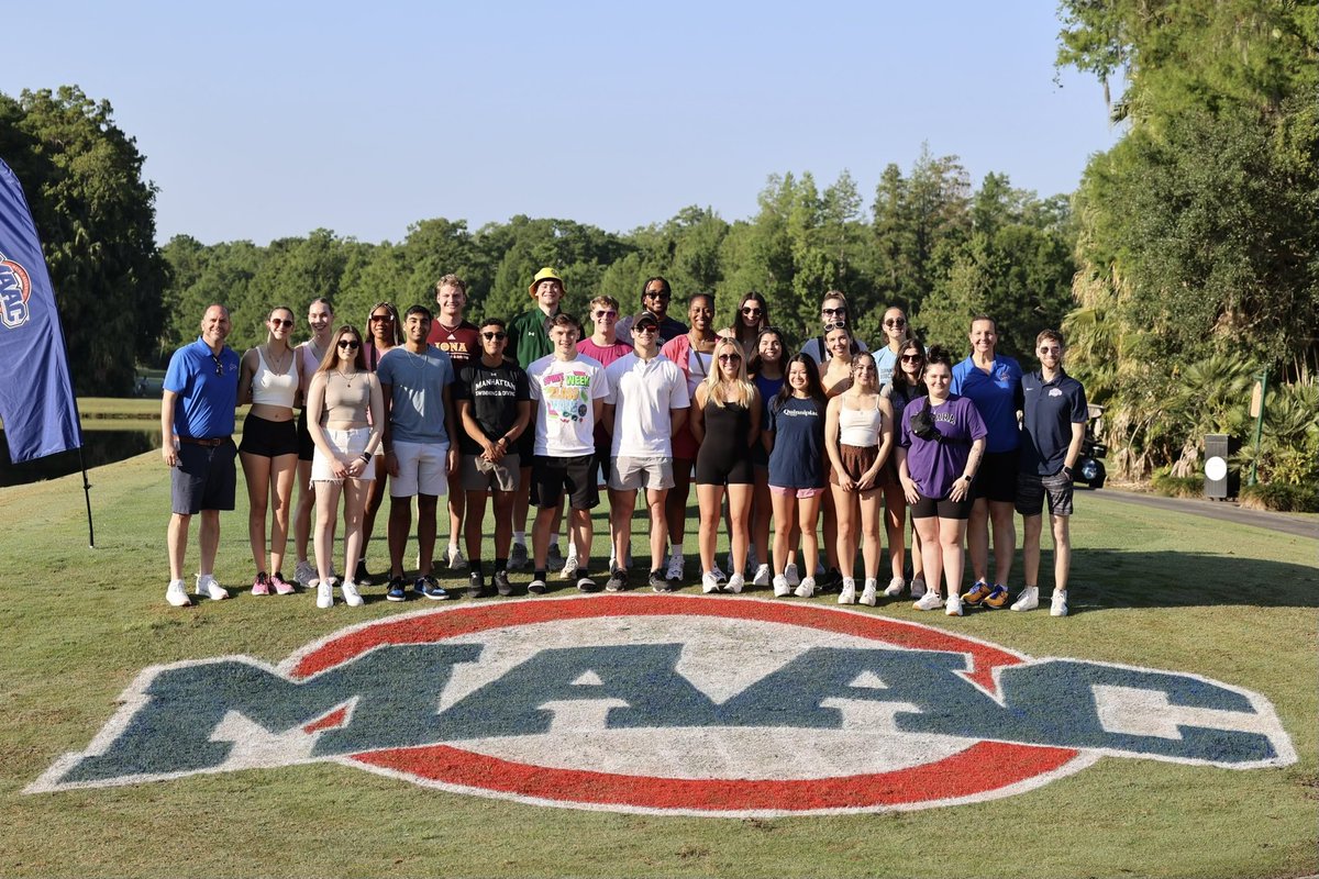 Great to have the @MAACSports Student-Athlete Advisory Committee at @WaltDisneyWorld for their spring meeting in conjunction with the Golf Championships!