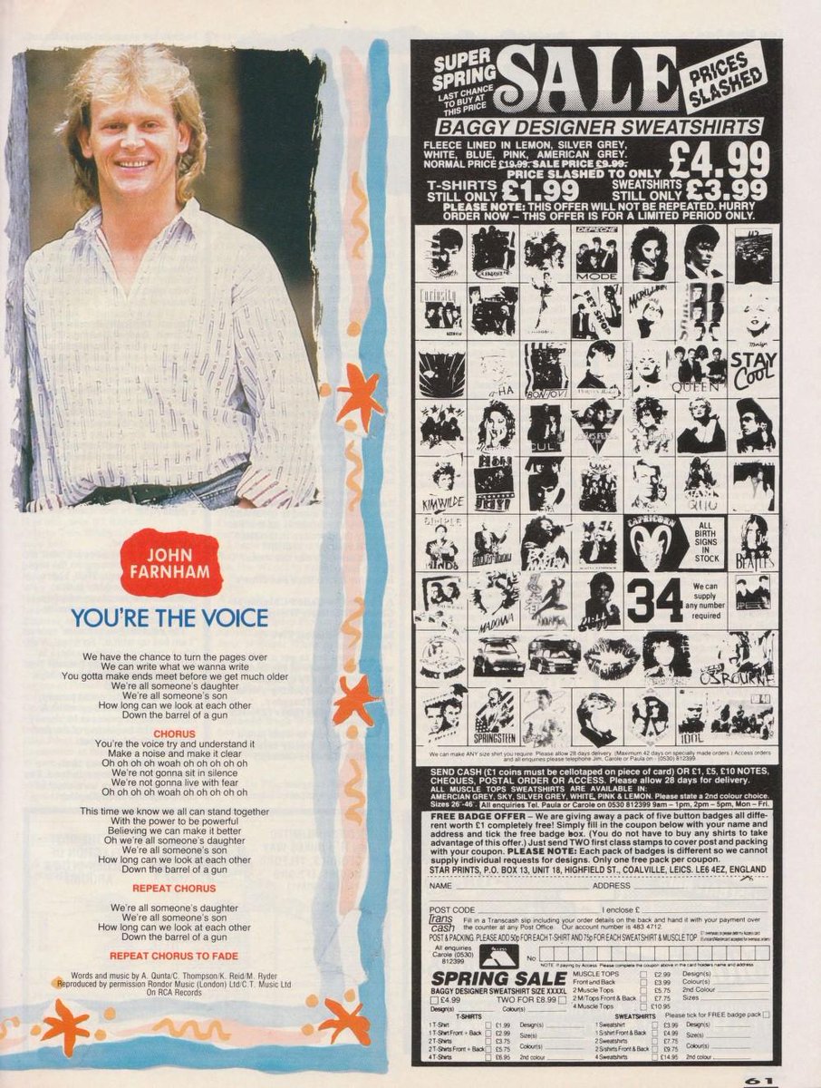 1987: smash hits 3 16 june 1987, page 59 Full mag --> archive.org/stream/smash-h…