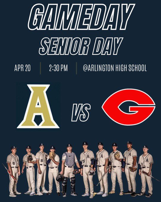 Come out for the Seniors! Senior Presentation @ 1:45pm Game following @ 2:20pm