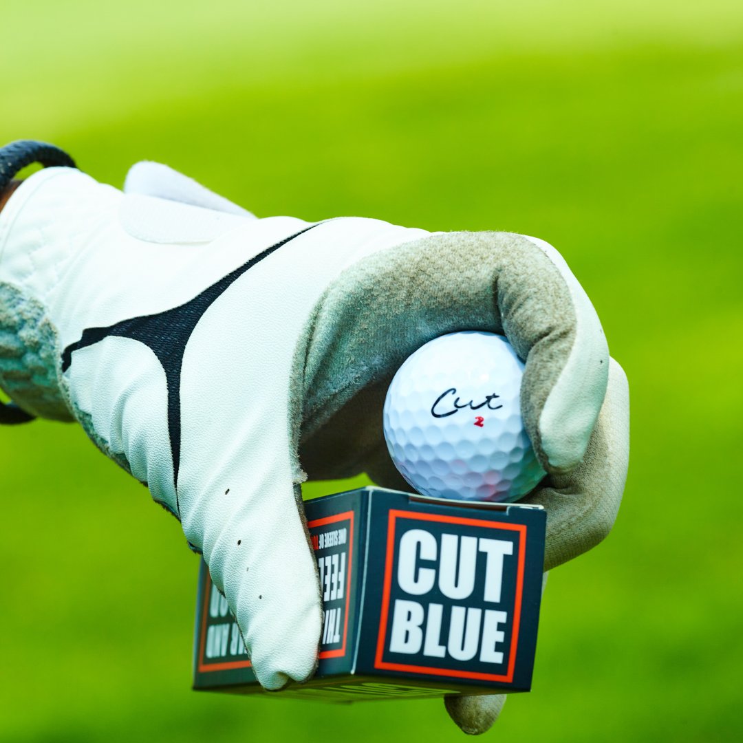 Soft feel for smoother putts. That's our kind of blue #CutGolfBalls #PrecisionPutting