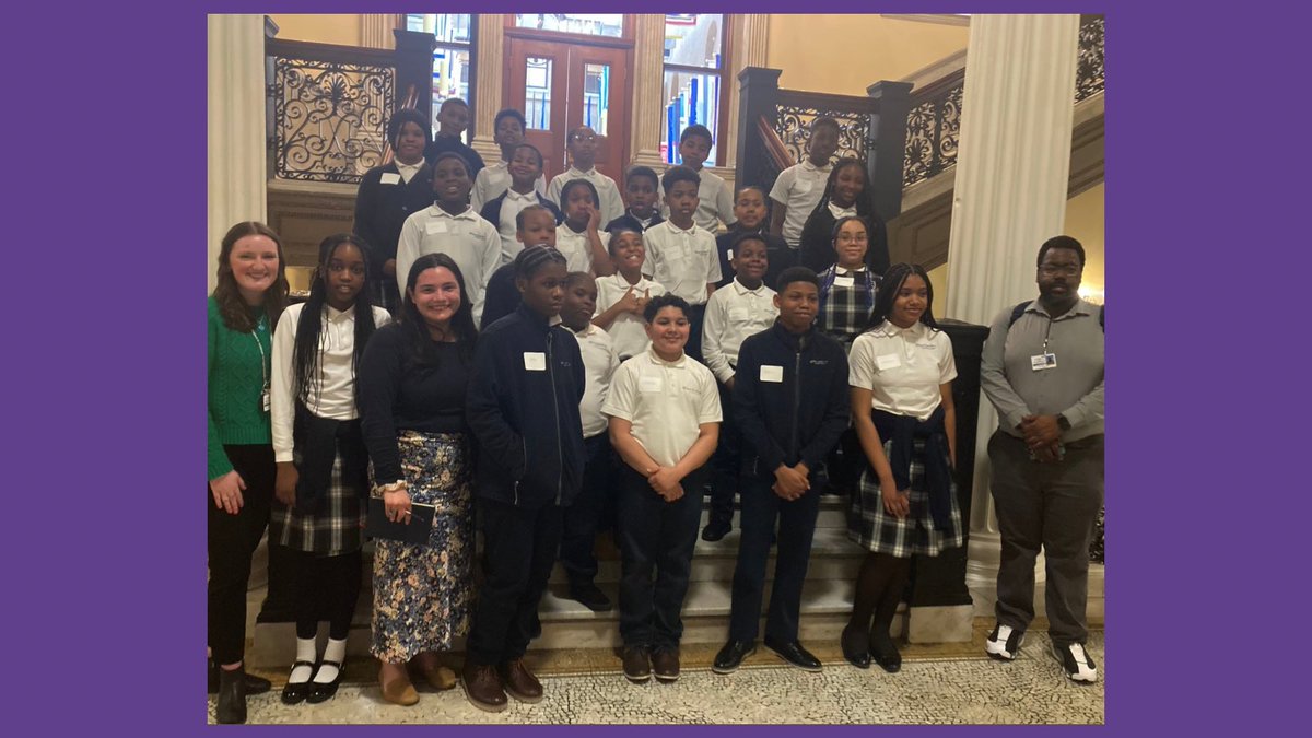 #TeamBrandy met with a group of amazing fifth graders from @SJP2CALowerMill on Nonpublic School Advocacy day. I am so proud of these students for coming to the State House to advocate for themselves and our community. . #mapoli #bospoli