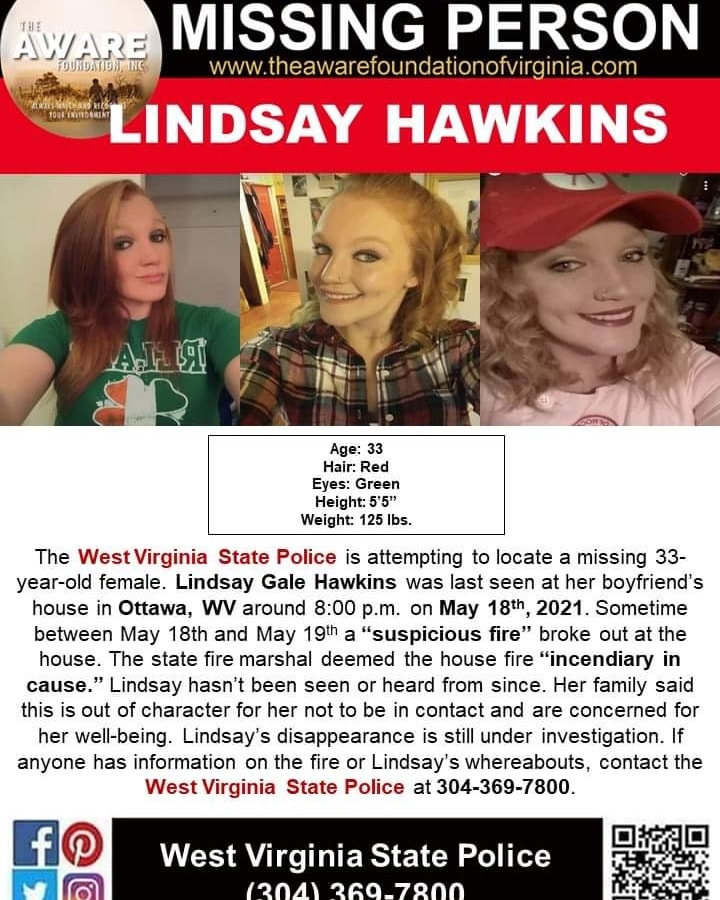 Jillian Risberg WOAY  is interviewing Lindsay's mother this morning for an upcoming story. Lindsay disappeared under suspicious circumstances. Lindsay's disappearance is still under investigation. #TheAWAREFoundation