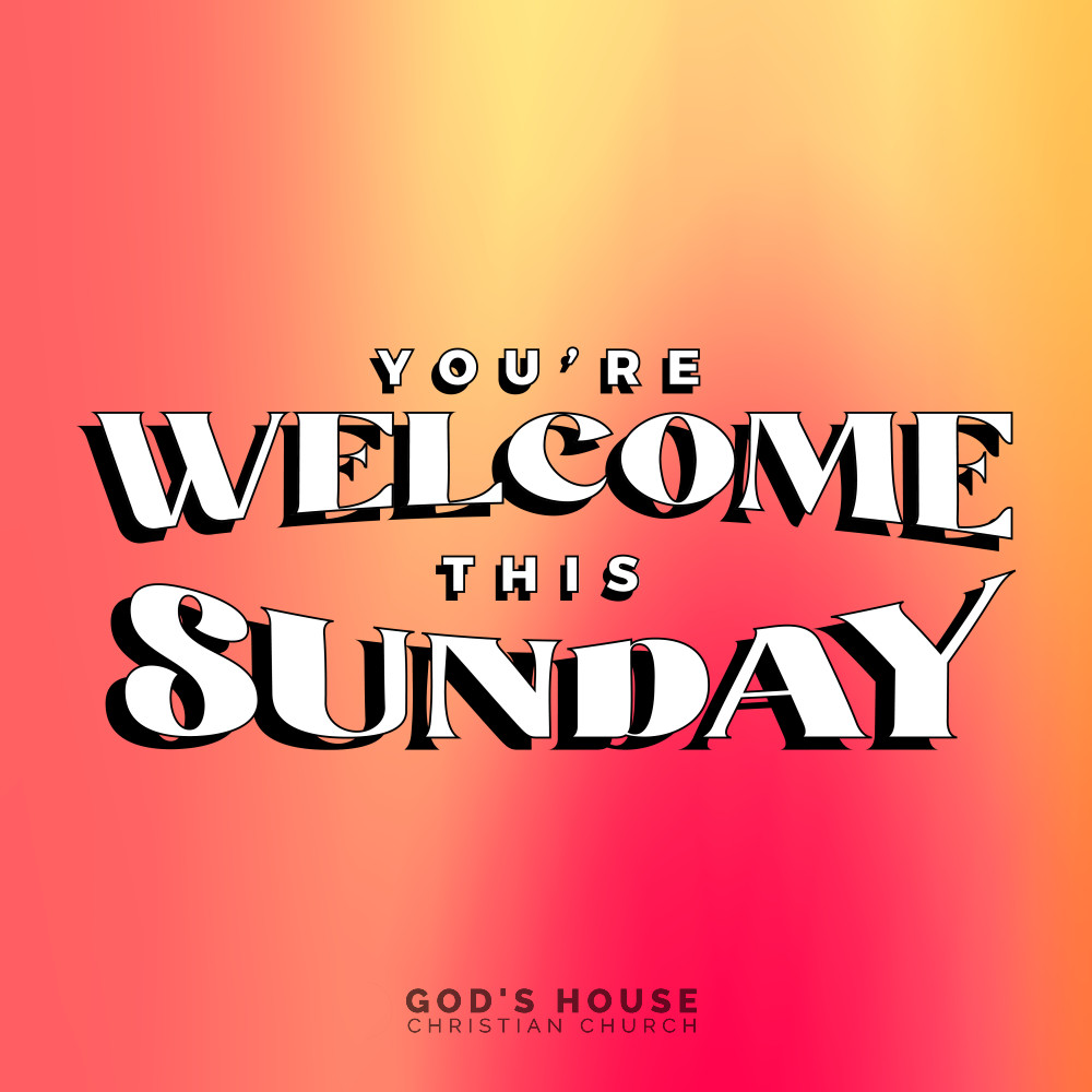 God's House is the best place to be! 
Everyone is welcome!

#GodsHouseCC #EveryoneIsWelcome #Refocus