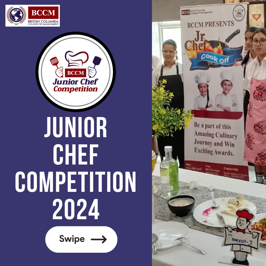 bccm_global's tweet image. Culinary stars were born at BCCM Institute of Hospitality, Gr. Noida! Congrats to the top young chefs of the Junior Chef Competition 2024. Thanks to judges Chef Rajiv Vatsyayan &amp;amp; Chef Anuj Kapoor for guiding our future gastronomes.#JuniorChef2024 #BCCMEvent #CulinaryChamps #Chef