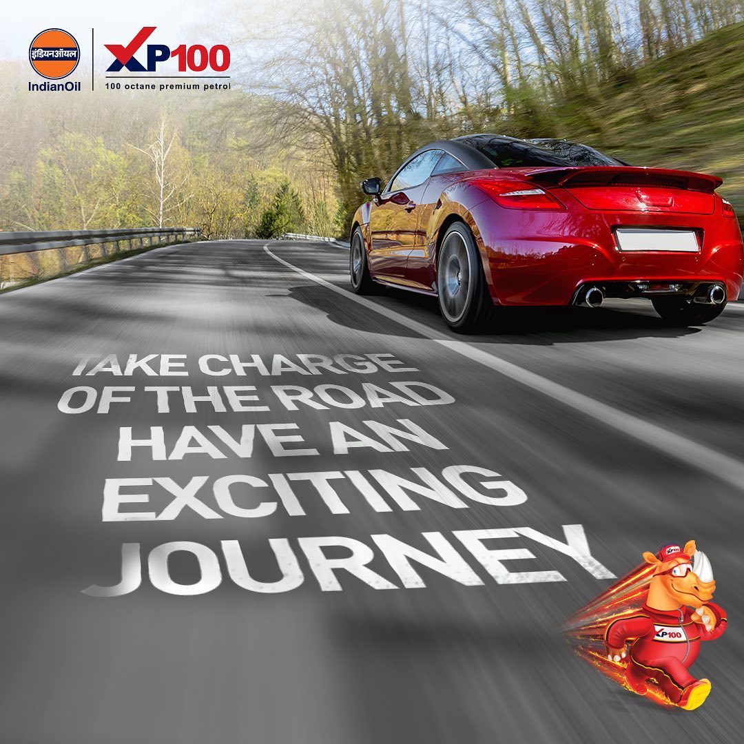 Bring out the best from your ultra-premium vehicle. #XP100, the new high octane fuel from IndianOil significantly improves the performance and fuel economy of your luxury car. This means you get to drive smoother and faster for longer every time you use #XP100.