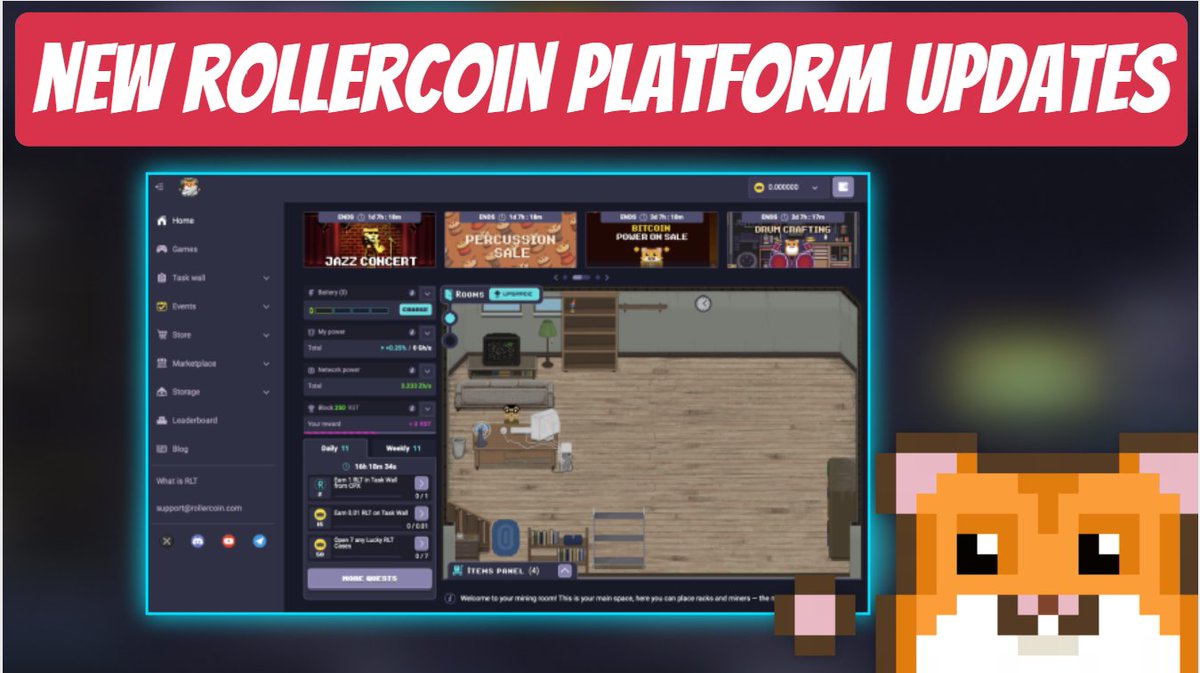 Rollercoin Platform Updates You May Have Missed, Earn Free Crypto. youtu.be/jdxCCvfGDls?si… via <a href="/YouTube/">YouTube</a> 
#new #rollercoin #update #freecrypto #f2p #p2e #saturday