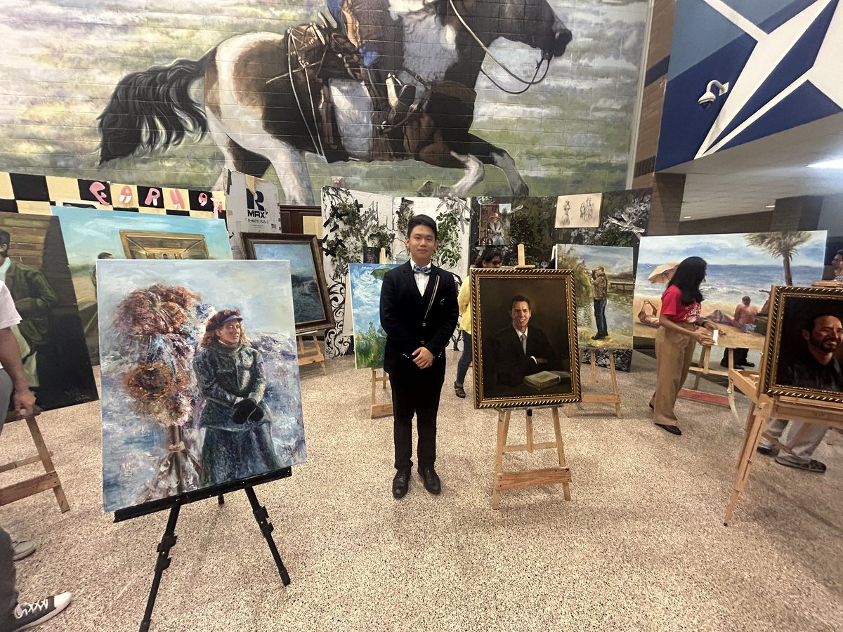 Tonight was extra special at our annual Art Retrospective event. The 1st pres of NAHS, c/o of 1989, attended and also partnered with her, then teacher, to hold the 1st Art Retrospective at CHS. Students, your pieces were magnificent! Thank you, Elizabeth Lee Cassels, for coming!