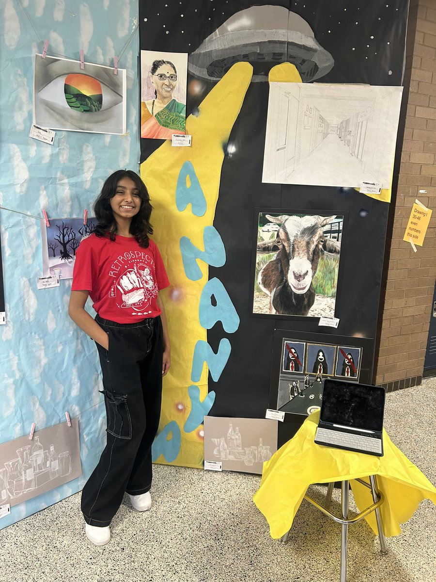 Art Retrospective was so much fun last night! I know the students worked extremely hard on all their beautiful art pieces. We even had the founder of the event c/o 1989 in attendance. Great job Rangers! @CHS_Rangers