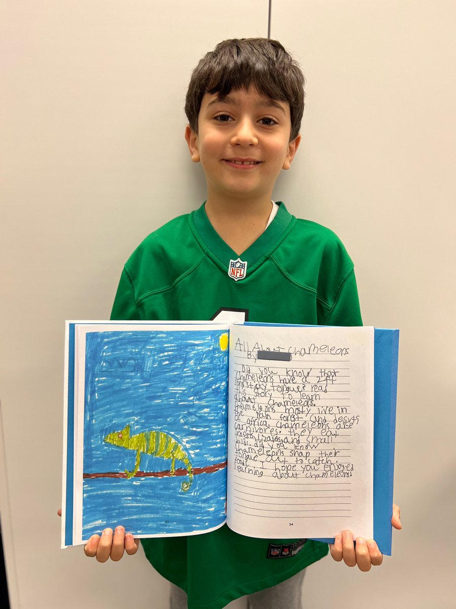 ClassWithMissK's tweet image. We published a book! After learning how to write an informational essay, each student chose an animal to research and write about. We were SO excited for this package to come in the mail! 📚