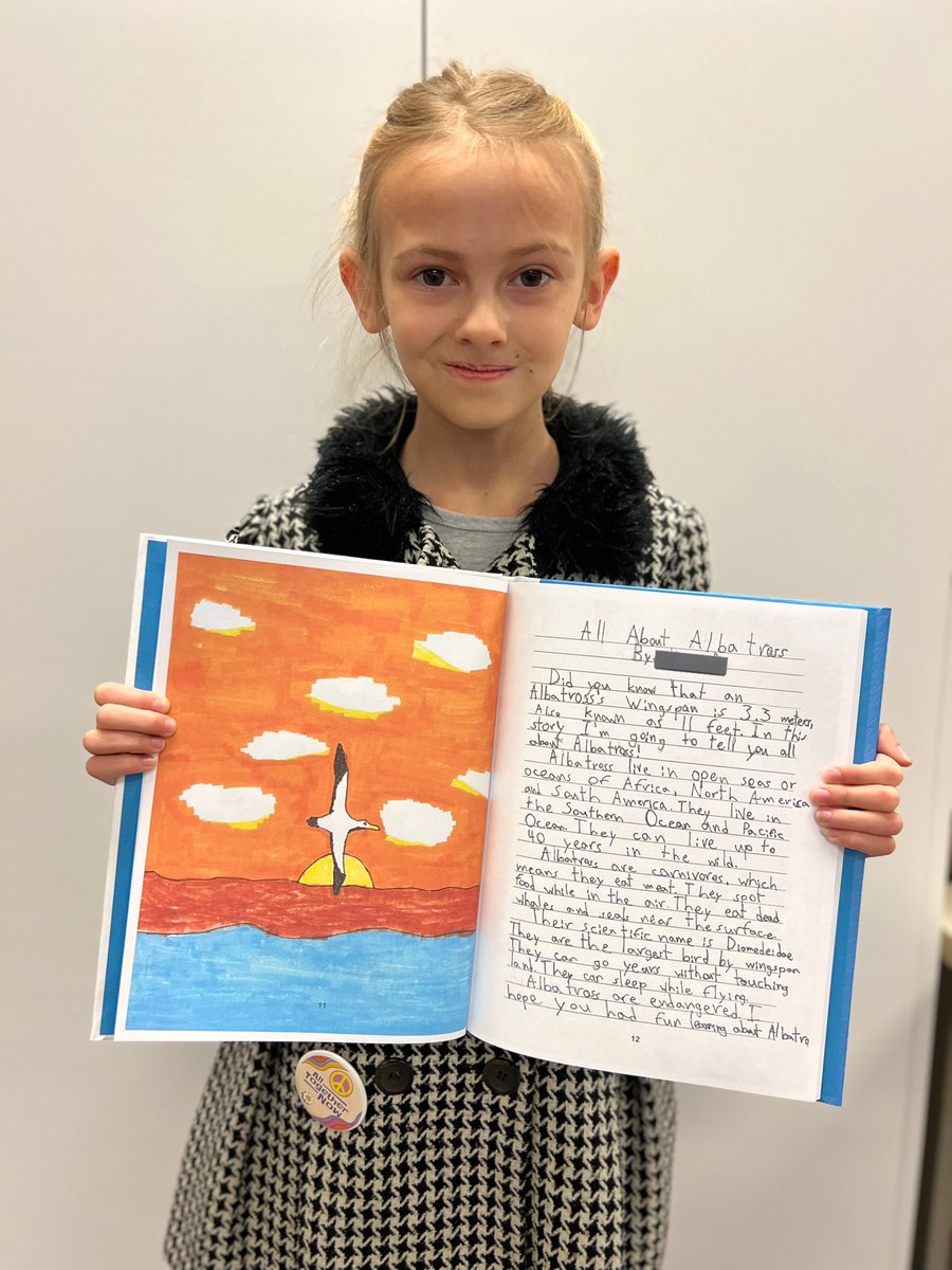 ClassWithMissK's tweet image. We published a book! After learning how to write an informational essay, each student chose an animal to research and write about. We were SO excited for this package to come in the mail! 📚