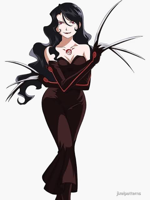 On today's episode of hear me out, Her face card don't decline, she's similar to a black widow in everything, screw you and kill you while you're high. I present the Homunculus from FMAB, Lust! She's everything and more but can you handle the aftermath? I can, so HEAR ME OUT...