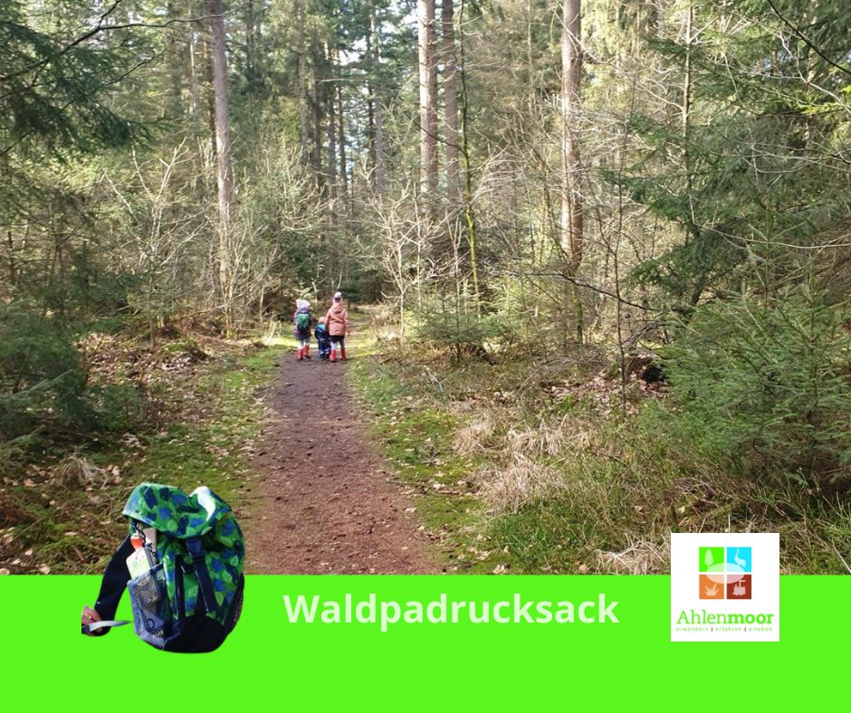 Moin. 
Für euch im Ahlenmoor getestet: der Waldpadrucksack.
Der absolute Familienhit! Probiert es einmal aus.
ahlenmoor.de/mooriz/familie…
