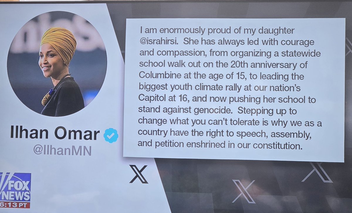 Ilhan Omar is very proud of her daughter, being arrested and suspended! It is time to remove Ilhan Omar from Congress. She is a terrorist supporter.