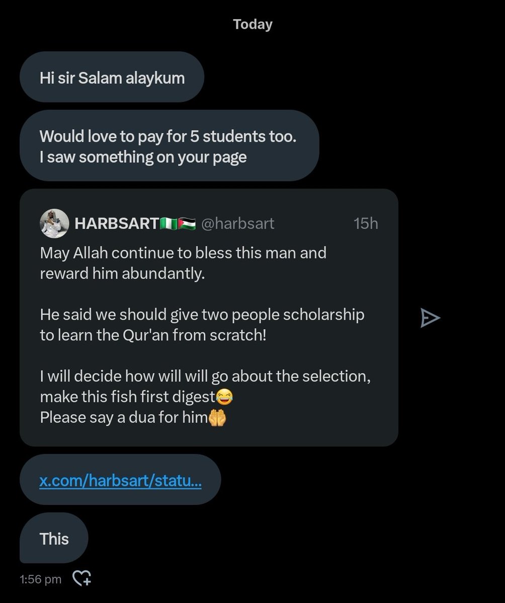 We got sponsorship for 5 more students!!