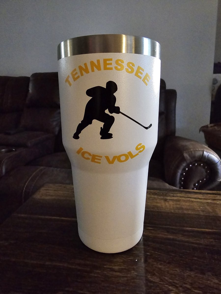 Got my @IceVolsHockey off-season drinking cup ready! Already counting down to next season.  Go Ice Vols!