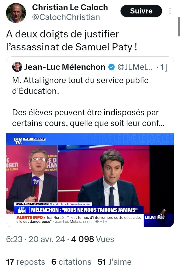 FredSergent's tweet photo. Je suis enseignant et le tweet de ce militant communiste me donne la gerbe, d'autant que j'ai bien écouté le passage incriminé et Melenchon donne des explications claires et pertinentes, conformes à ce que la gauche a toujours défendu pour l'école. #CocoFacho https://t.co/NeI2HeGGX5