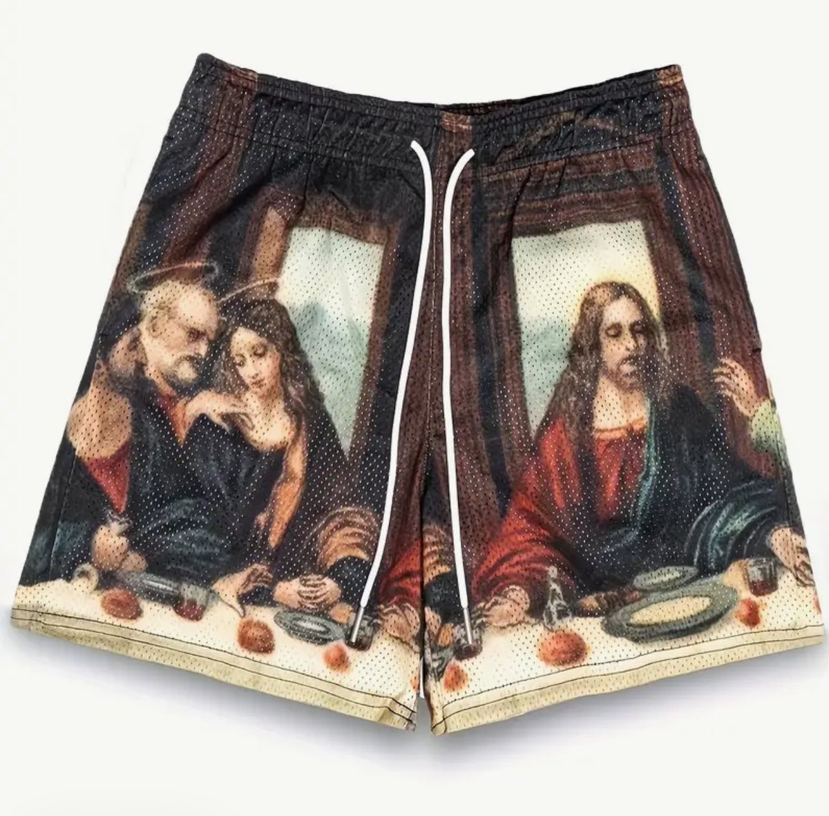 In case you want to own the most tasteless shorts on earth, you need look no further than Temu for these beauties. $4.99 and your search is complete.