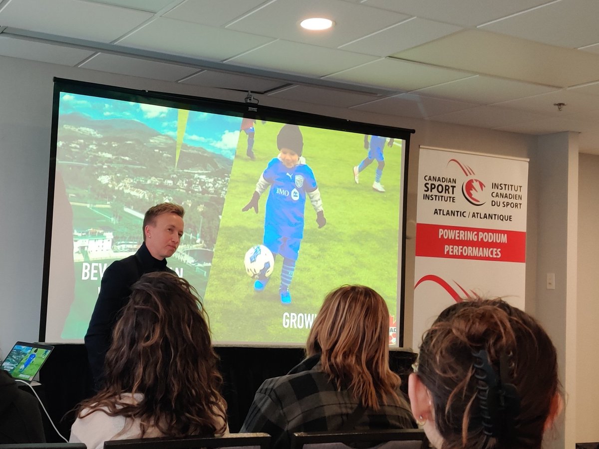 matthewvierimaa's tweet image. Great session with @bev_priestman at the Atlantic Coaches Conference @CSIAtlantic about &quot;Growing Roots&quot;. Engaging discussion about the importance of confidence, connection at all levels of sport from grassroots to the Canada WNT