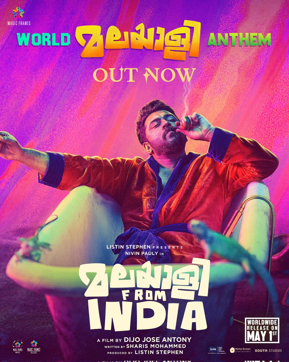 World Malayalee Anthem Video Song Out Now !!! 🤗 youtu.be/dc1qeEiYj54 #MalayaleeFromIndia #NivinPauly #DijoJoseAntony #ListinStephen #DhyanSreenivasan #AnanswaraRajan #SharisMohammed #MagicFrames