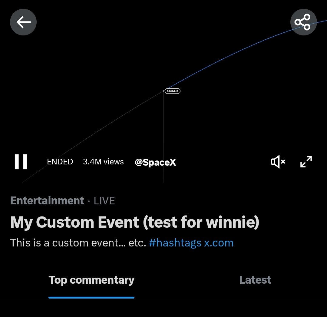 videodownloadb's tweet image. Omg my custom event #CustomEvent
