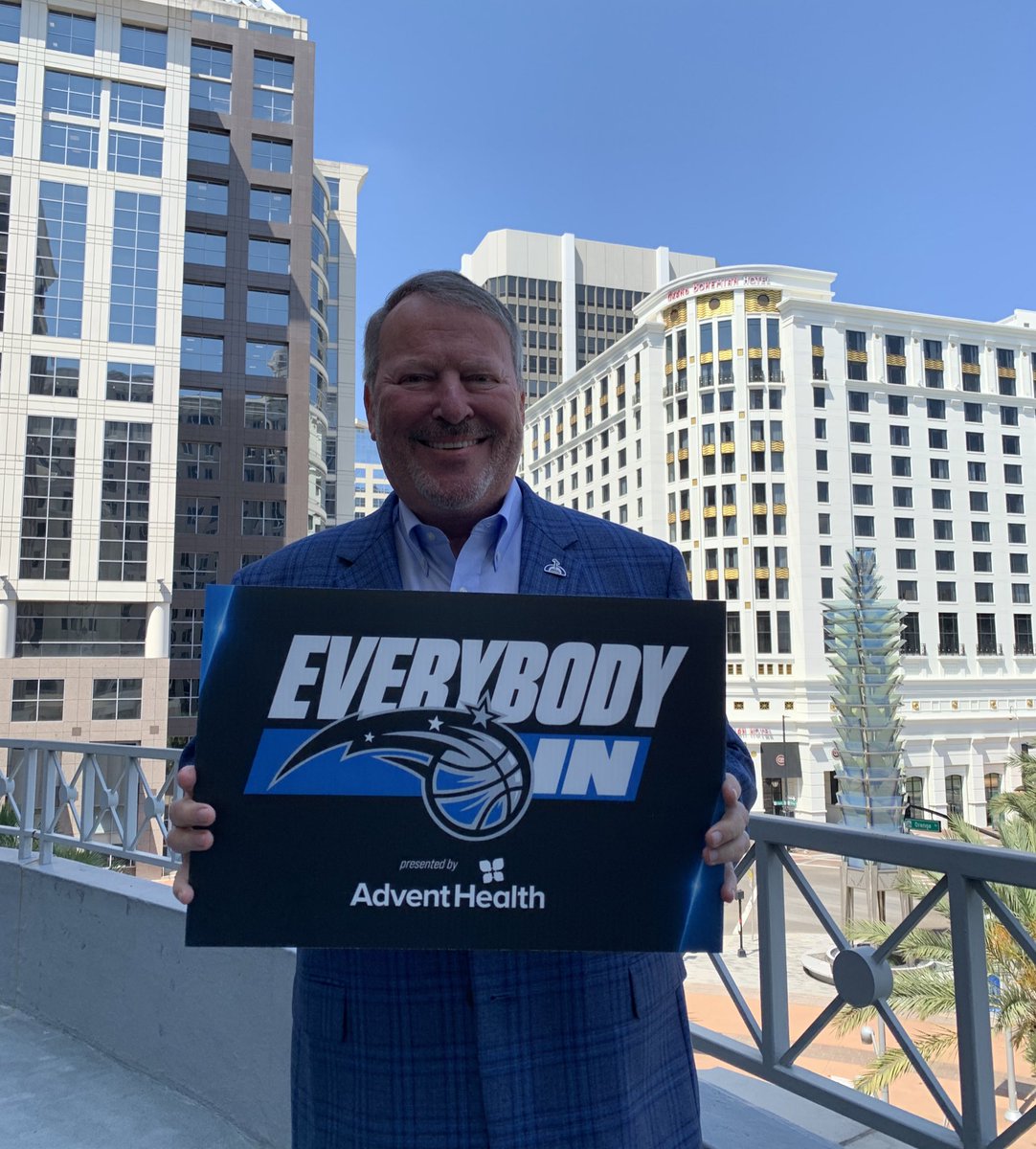 It’s time for the NBA Playoffs and here in Orlando, we’ve got Everybody In for the @OrlandoMagic. Today we’re sending our city’s support up to Cleveland, where the Magic will open the postseason.