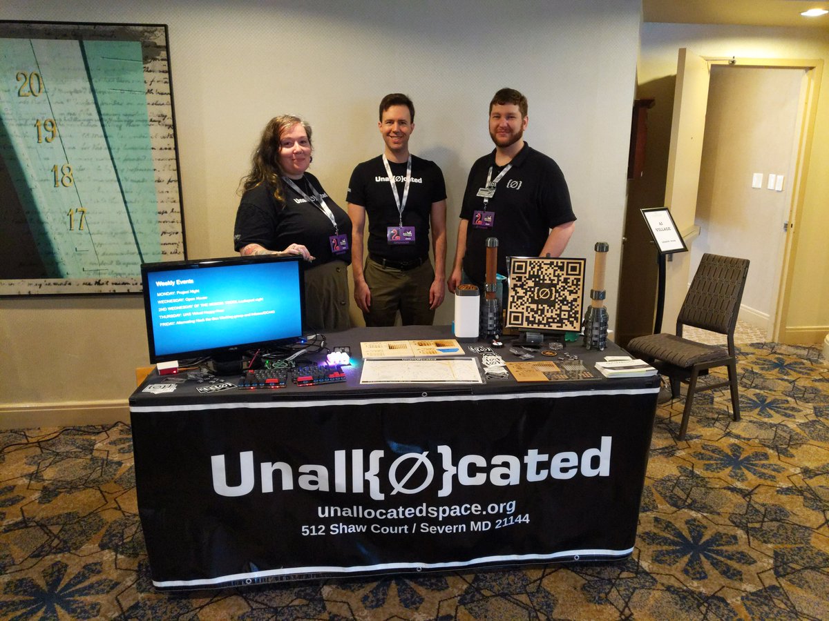 Good Morning <a href="/BSidesCharm/">BSidesCharm</a>! Come check out our booth on 2nd floor!