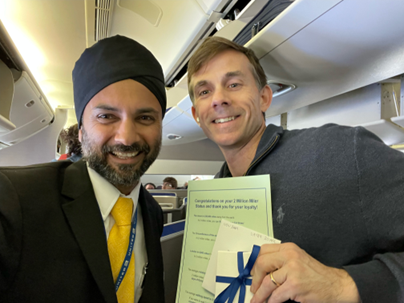 airways62's tweet photo. @united We celebrate today GS Customer Mr Henry Scielzo achieving 2MM status travelling from @HeathrowAirport to Washington, pictured here with PSR Parm &amp; First Officer. An outstanding Milestone, we are proud of your continued loyalty. @ammyheathrow @aaronsmythe https://t.co/o2Rx4x9eW4