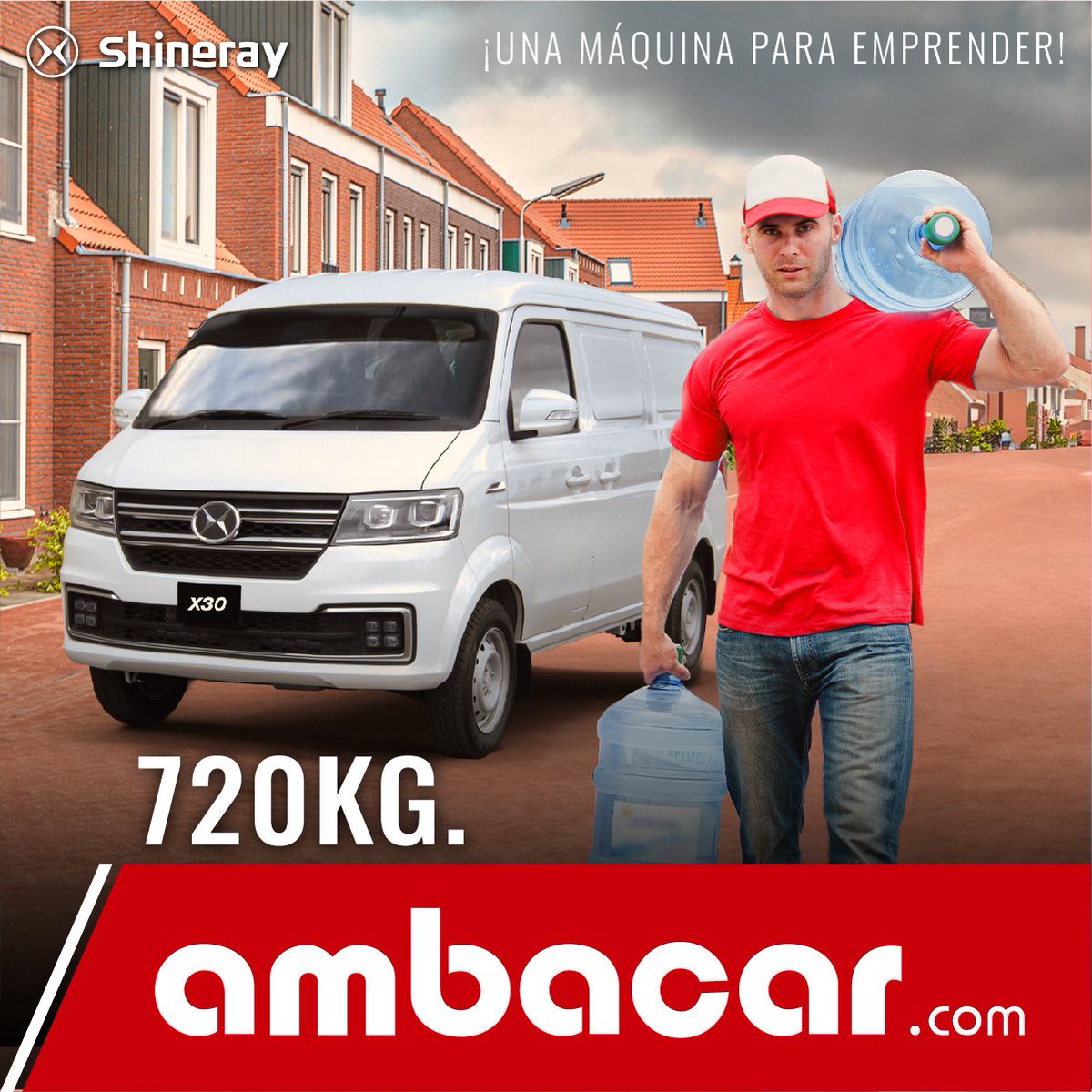¡Haz realidad tus sueños y conquista tus metas cada día con la VAN #X30 cargo, la elección perfecta para tu emprendimiento! ➡️ bit.ly/CotizarAmbacar  

#Shineray #Ambacar
