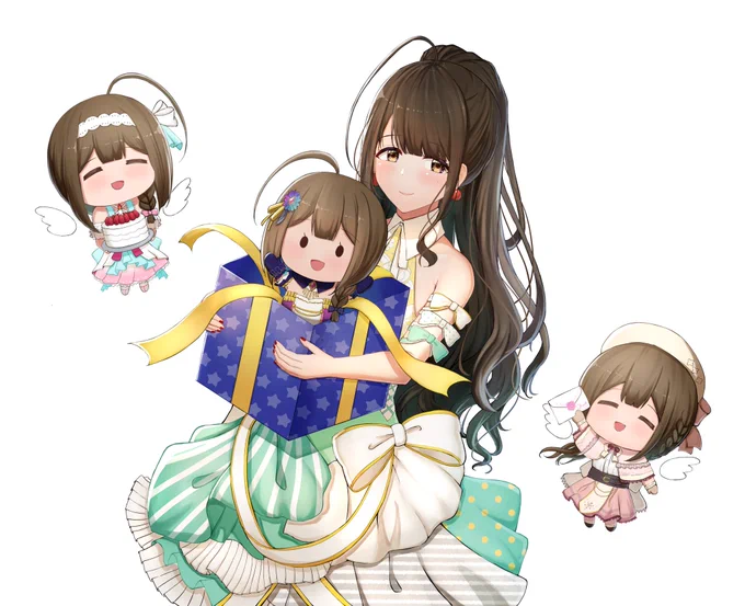 フラスタの芝崎典子さんとちび千雪のイラストを担当させていただきました!よろしければ、明日ぜひ見に行っください… 