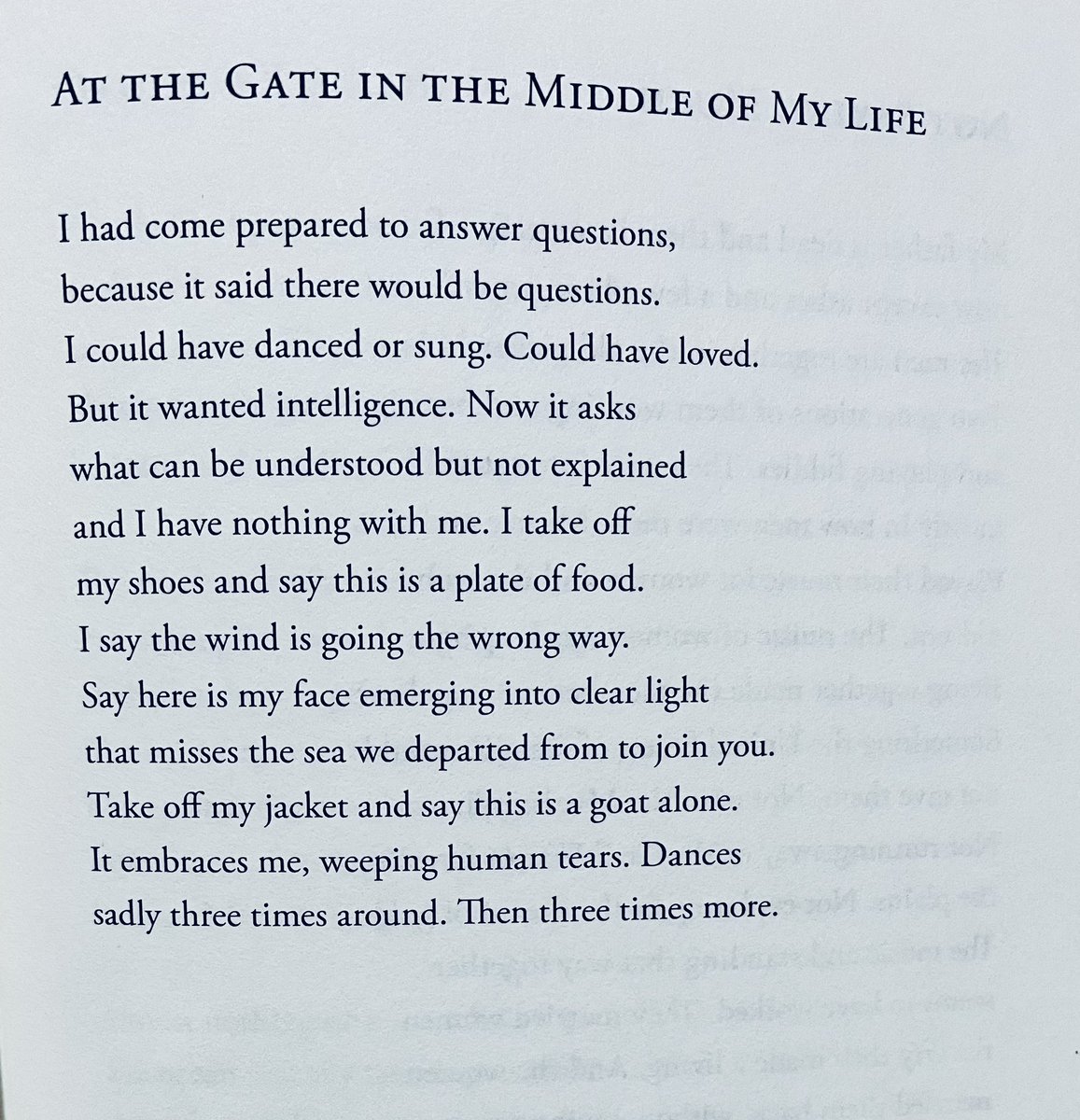 Say here is my face emerging into clear light that misses the sea we departed from to join you. —Linda Gregg