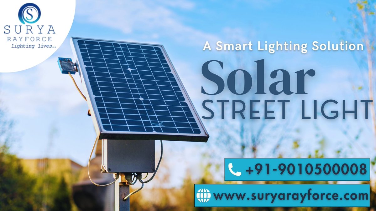 HarshBa46793038's tweet image. Brighten up your streets and illuminate your community with #SuryaRayforce #solarstreetlights. Say goodbye to hefty #electricitybills and join the #solarrevolution. Contact our #solartechnician today to learn more.

suryarayforce.com