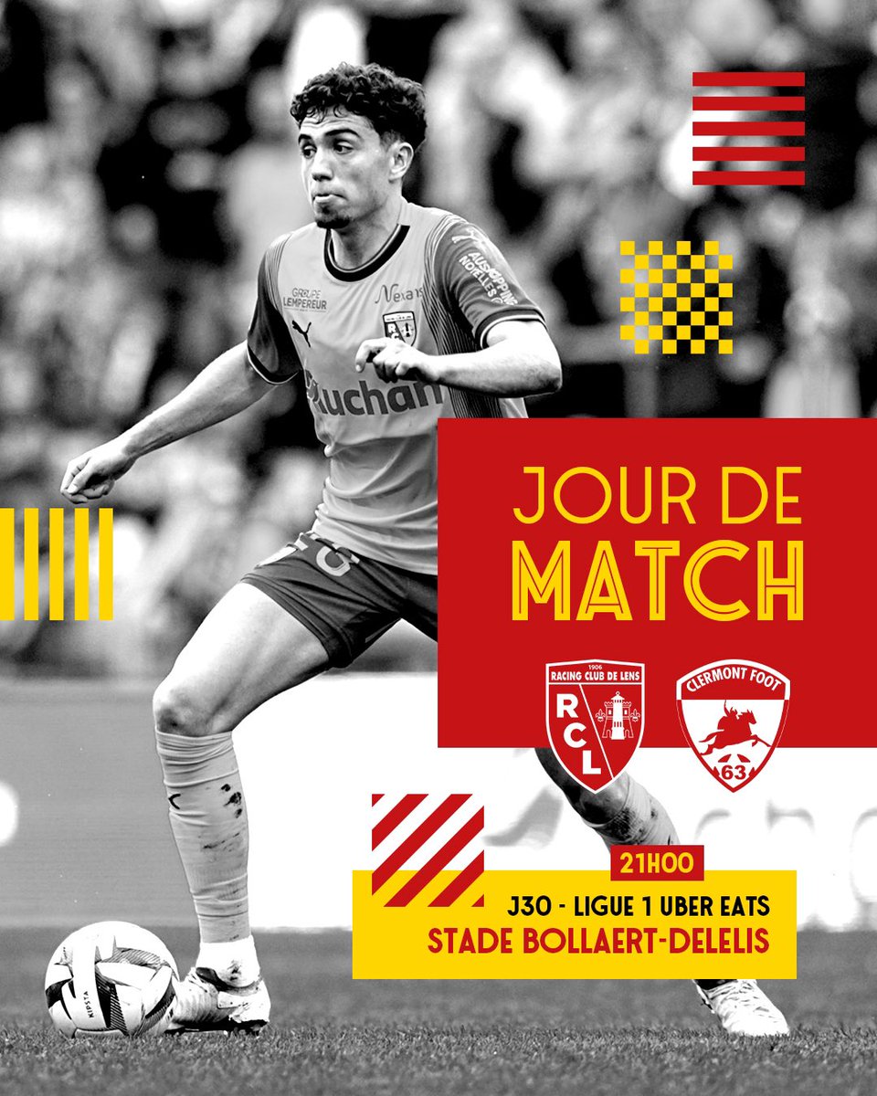 le_lensoi's tweet photo. Ce soir 
Match Lens⚔️Clermont 
Victoire obligatoire 💪
Aller lens ❤️💛
#RCLens #Rclens #allerlens #RClens #RCLCF63 https://t.co/hU0J8KCpib