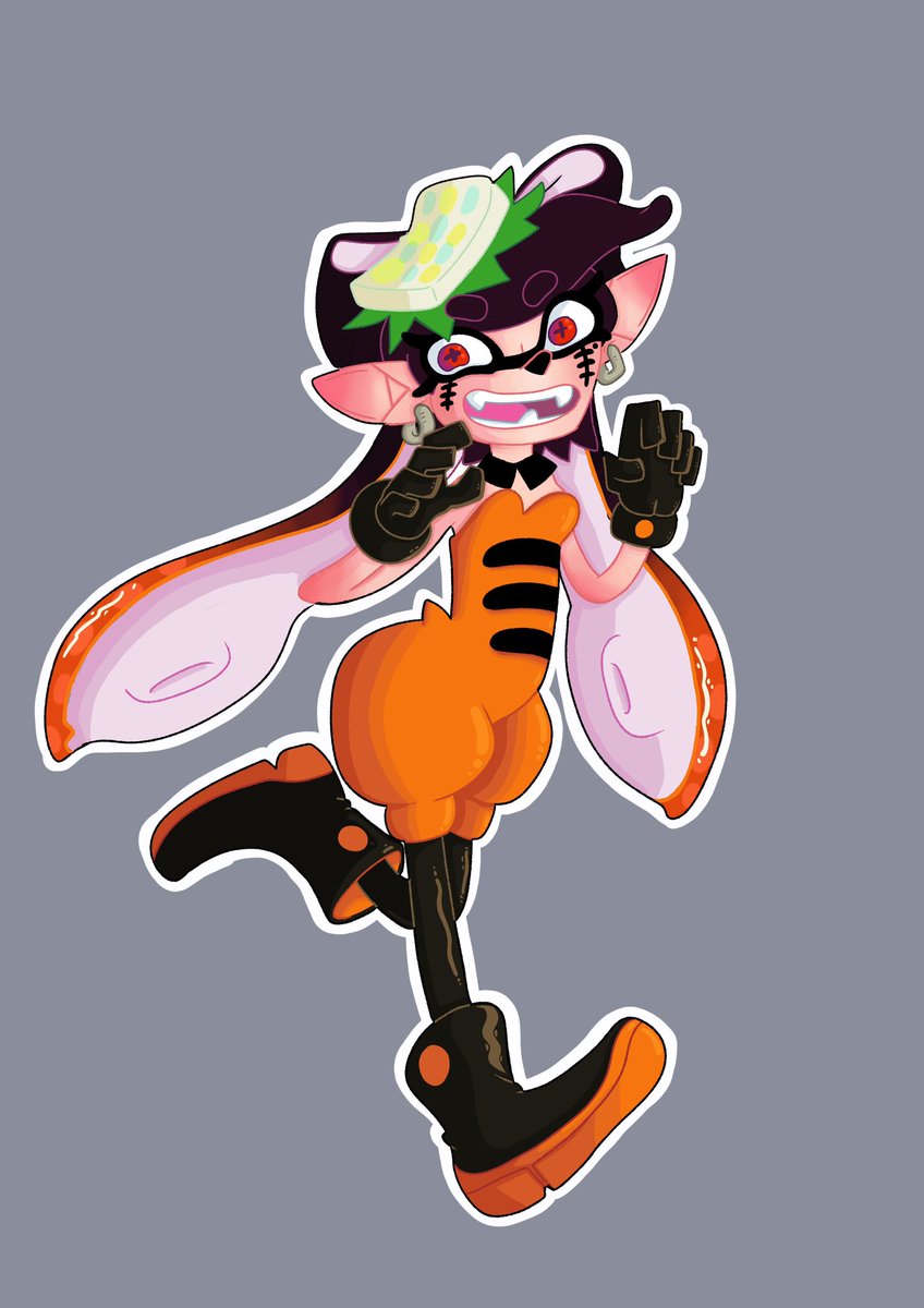 Ooooo I think she is done, going to test her out and see what they come out like. #splatoonart #callie #splatoon #Splatoon2 #Splatoon3 #splatfest #springfest #squidsisters