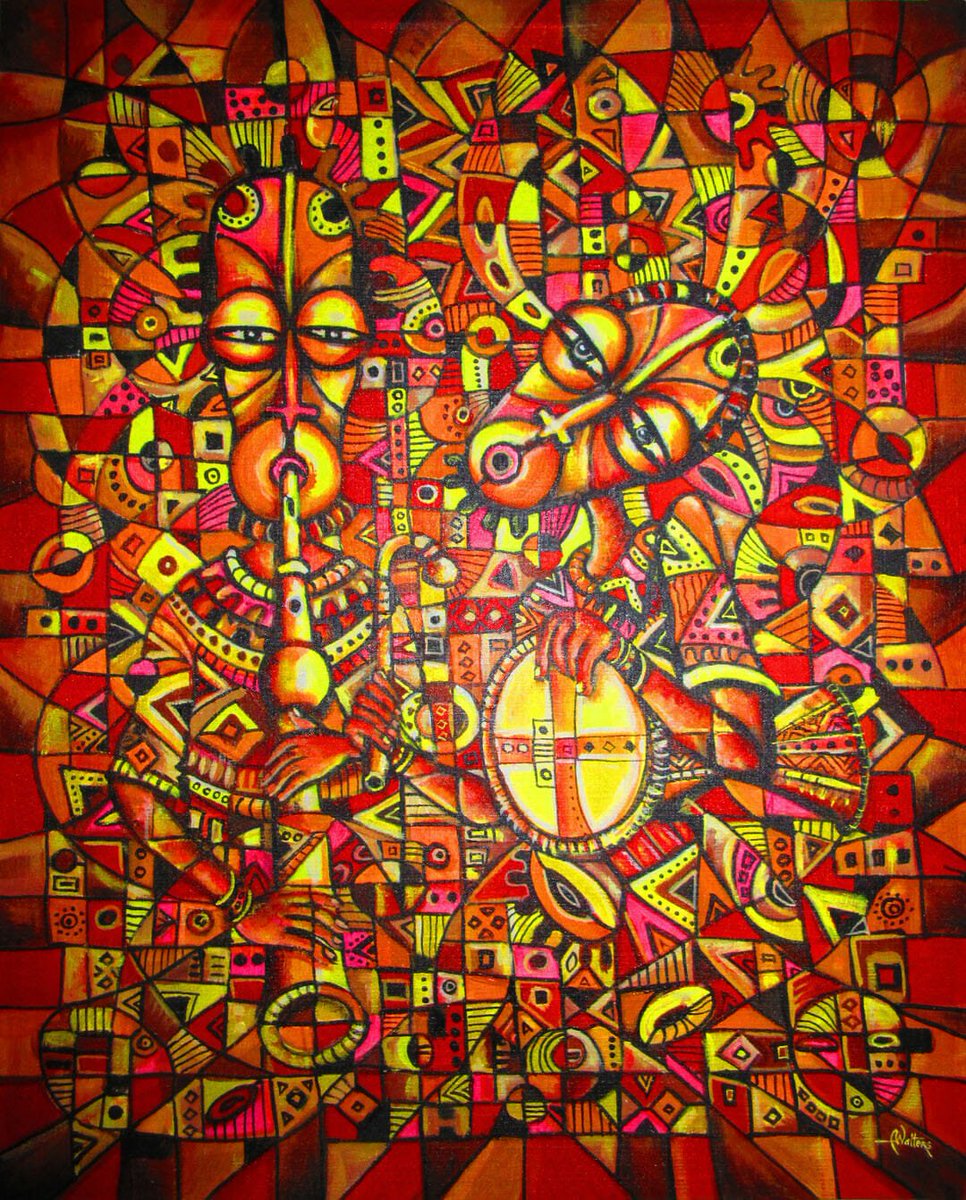 Angu Walters 🖌 African Paintings tweet media