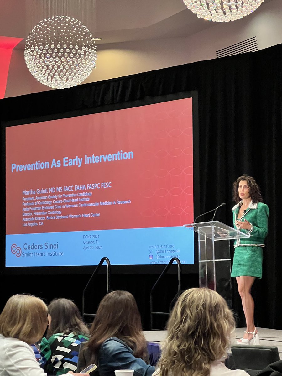 Such an honour to give the Keynote Lecture at @HeartNurses today! Thank you for inviting me! I love our prevention community! You are all welcome to @ASPCardio Congress in SaltLake City in August!