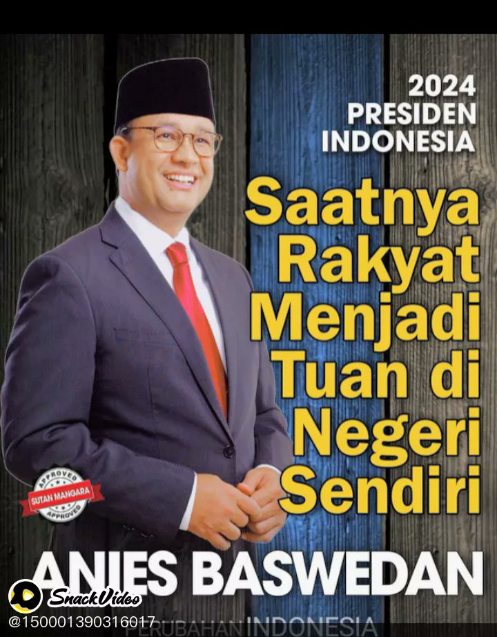 PngAdilnR4kyt's tweet photo. INSYAALLAH...
ANIES BASWEDAN 
2024 PRESIDEN INDONESIA

#DesakPeriksaJokowi
#DesakPeriksaJokowi
🆘🆗 https://t.co/ZpPgYyeWNA